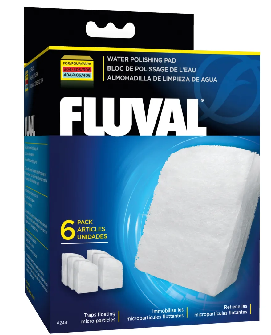 Fluval FeinFi.pads 6er-P f.FL304/305+404/405