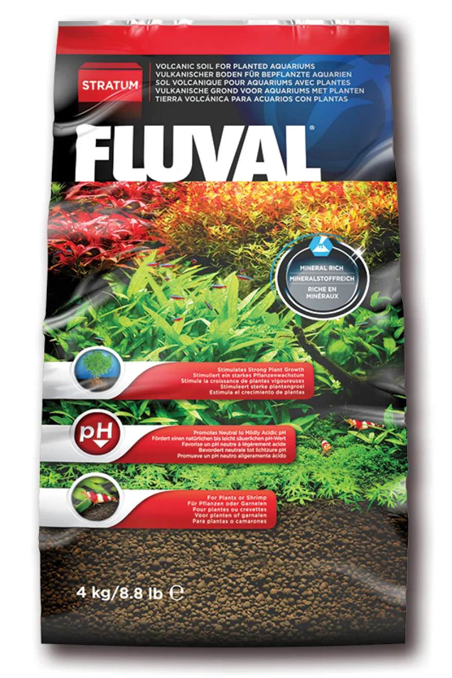 Fluval Stratum f. Pflanzen und Garnelen 4 kg