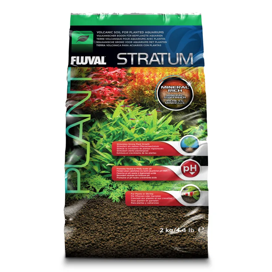 Fluval Stratum f. Pflanzen und Garnelen 2 kg