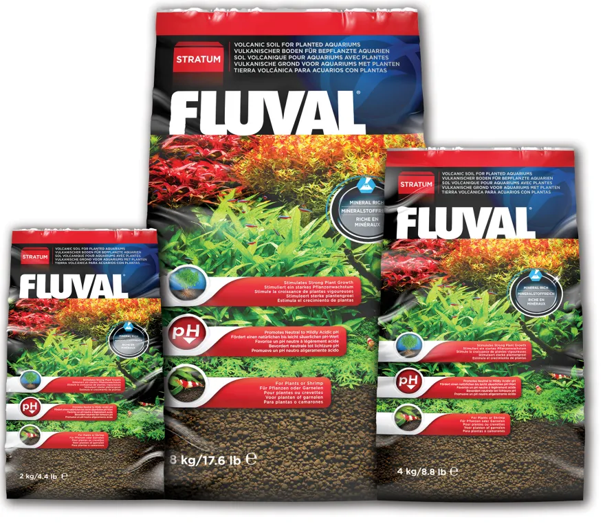 Fluval Stratum f. Pflanzen und Garnelen 2 kg