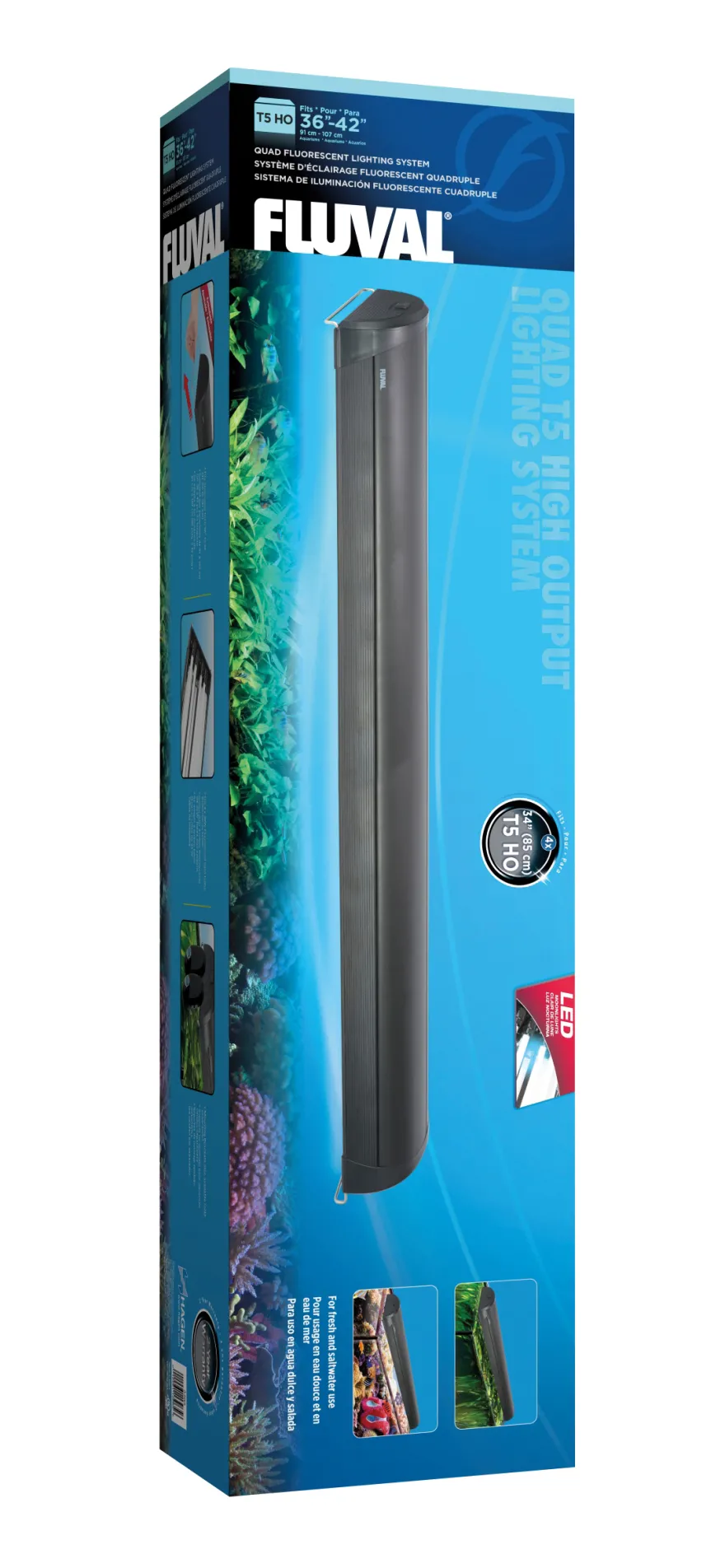 Fluval T5 HO Vierfach Lichtbalken 91,4 cm