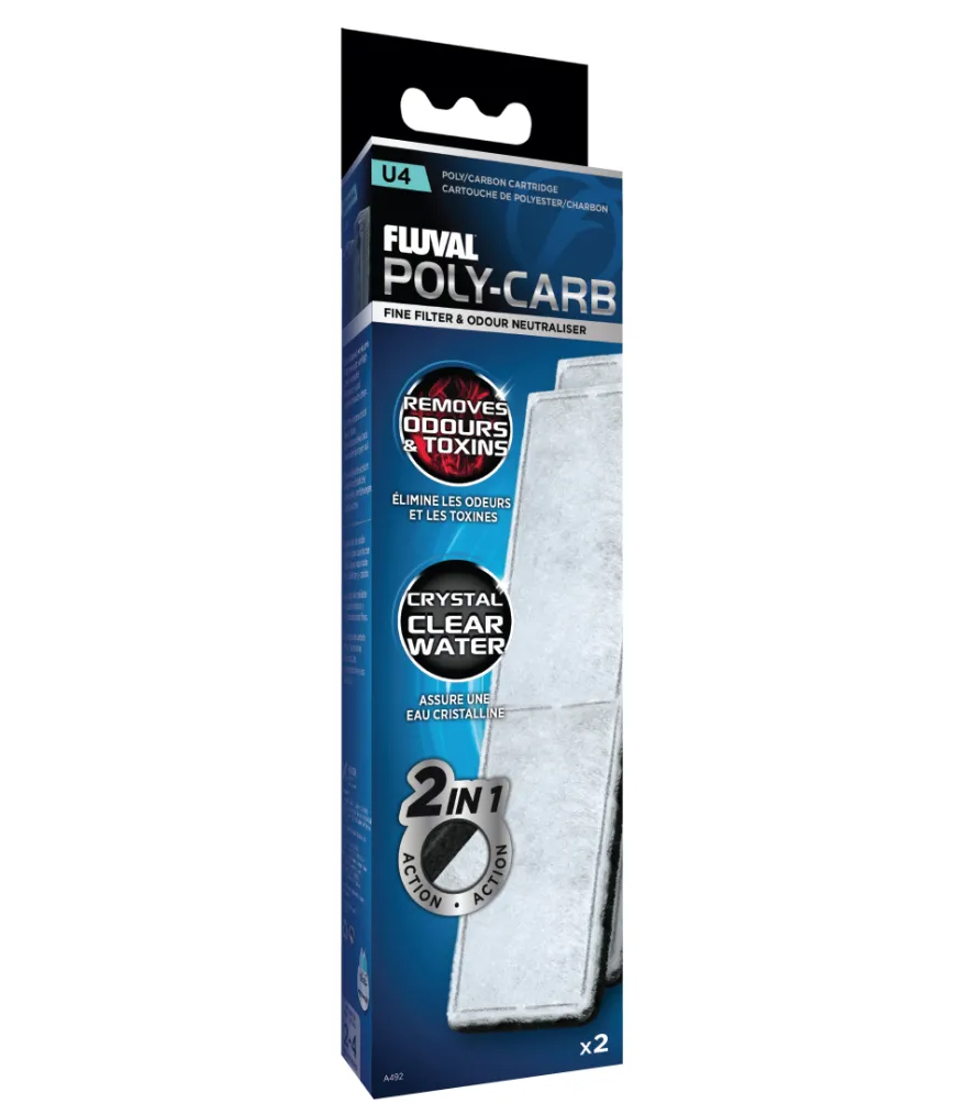 Fluval U4 Poly-Aktivkohle Filtereinsatz