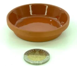 Futterschale glasiert 6,9 x 1,7 cm (Ø6 cm innen)