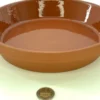 Futterschale glasiert 25 x 5,3 cm (Ø23,5 cm innen)