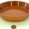 Futterschale glasiert 23,5 x 5,0 cm (Ø22 cm innen)