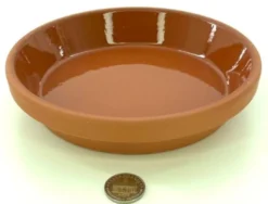 Futterschale glasiert 19,9 x 4,0 cm (Ø18 cm innen)