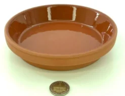 Futterschale glasiert 17,8 x 3,5 cm (Ø16 cm innen)