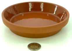 Futterschale glasiert 15,7 x 3,3 cm (Ø14 cm innen)