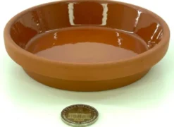Futterschale glasiert 13,5 x 3,0 cm (Ø12 cm innen)