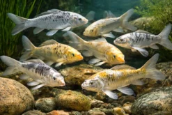 Ghost-Koi Farbmix, Cyprinus carpio, 6-9 cm