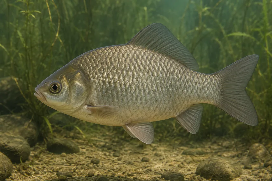 Giebel, Silberkarausche, Carassius gibelio, 12-15 cm (Kaltwasser)