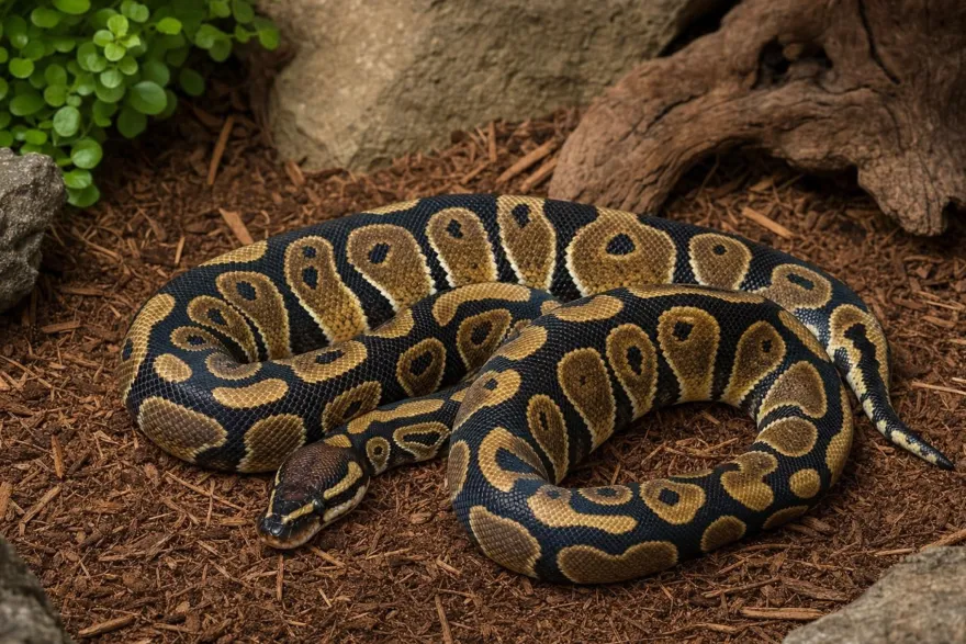Gravel-Königspython, Python regius
