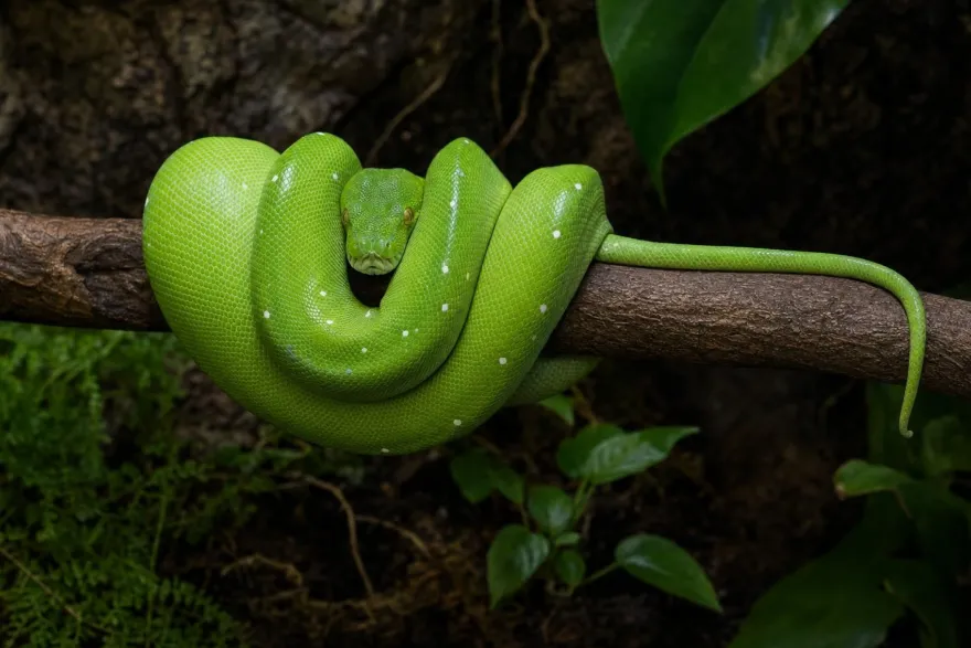 Grüner Baumpython, Morelia viridis