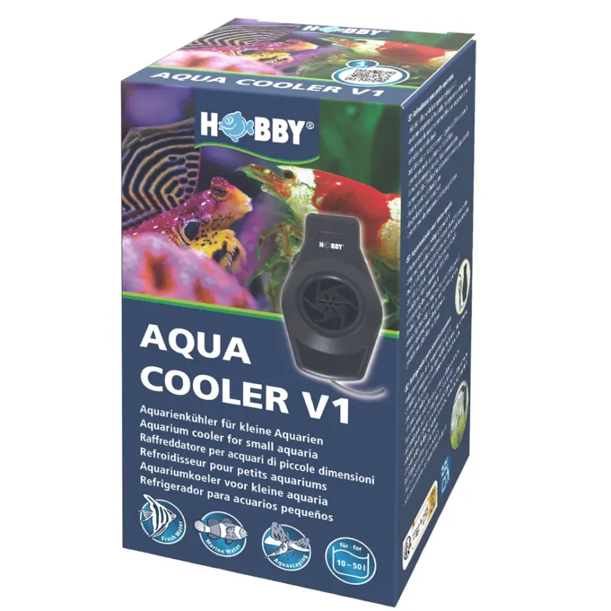Hobby Aqua Cooler V1, Aquarium-Kühlventilator USB-C, 10 - 50 l