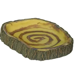 Hobby Bark Bowl 3, Futternapf in Rindenoptik, 19,5 x 15 x 3 cm