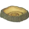 Hobby Bark Bowl 2, Futternapf in Rindenoptik, 17 x 15,5 x 3,5 cm