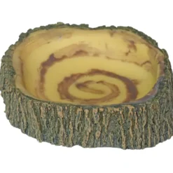 Hobby Bark Bowl 2, Futternapf in Rindenoptik, 17 x 15,5 x 3,5 cm