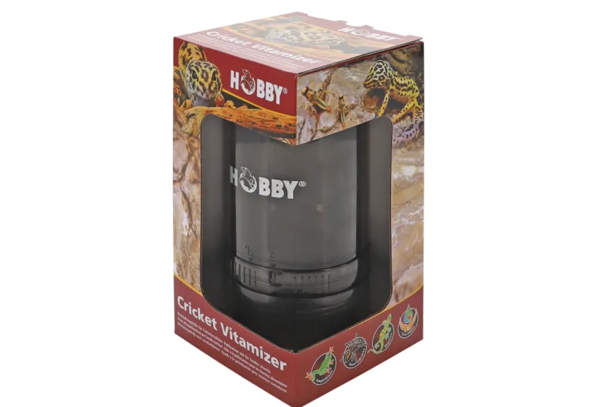Hobby Cricket Vitamizer, Dose zum Bestäuben von Futterinsekten