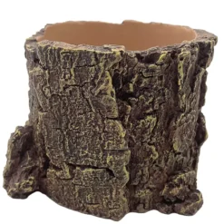 Hobby Forest Stump, Trinkschale und Pflanztopf, 14 x 12,5 x 10 cm