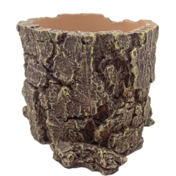 Hobby Forest Stump, Trinkschale und Pflanztopf, 14 x 12,5 x 10 cm