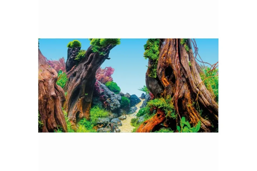 Hobby Fotorückwandzuschnitt Green Dream/Wooden Sky, 100 cm x 50 cm
