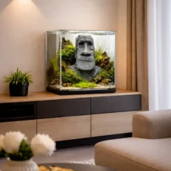 Hobby Moai Ora 1, Aquarium-Deko, 12,5 x 11,5 x 17,5 cm