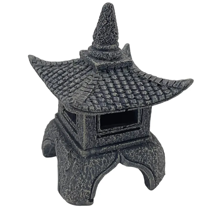 Hobby Sado Temple, Aquarium-Deko, 9 x 8 x 9,5 cm