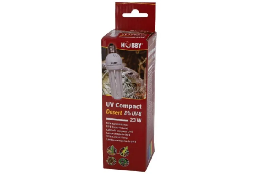 Hobby UV Compact Desert, 8 % UV-B, 23 Watt