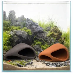 Hobby Wave Cave 1 red, Keramikhöhle, 12 x 12 x 5,5 cm
