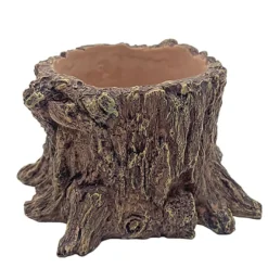 Hobby Wildwood Stump, Wasserstelle und Pflanztopf, 15 x 14,5 x 9 cm