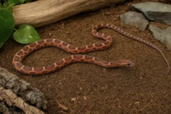 Hypo-Okeetee-Kornnatter „Scaleless“, Pantherophis guttatus