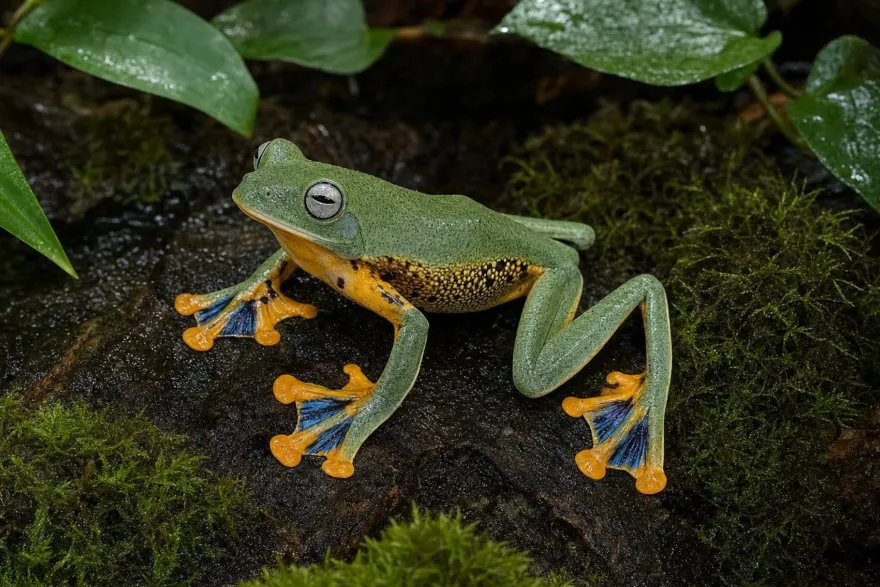 Java-Flugfrosch, Rhacophorus reinwardtii