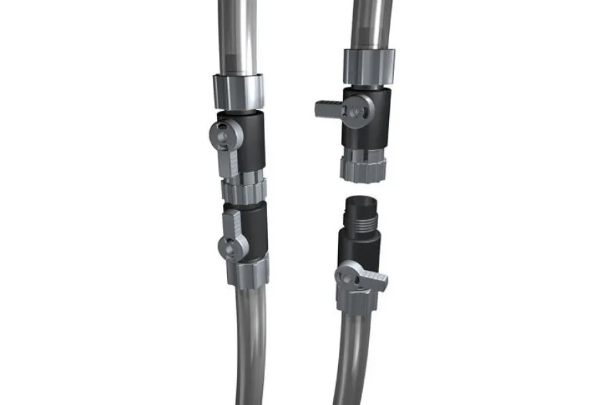 JBL Doppelhahn mit Schnellkupplung 16/22 mm
