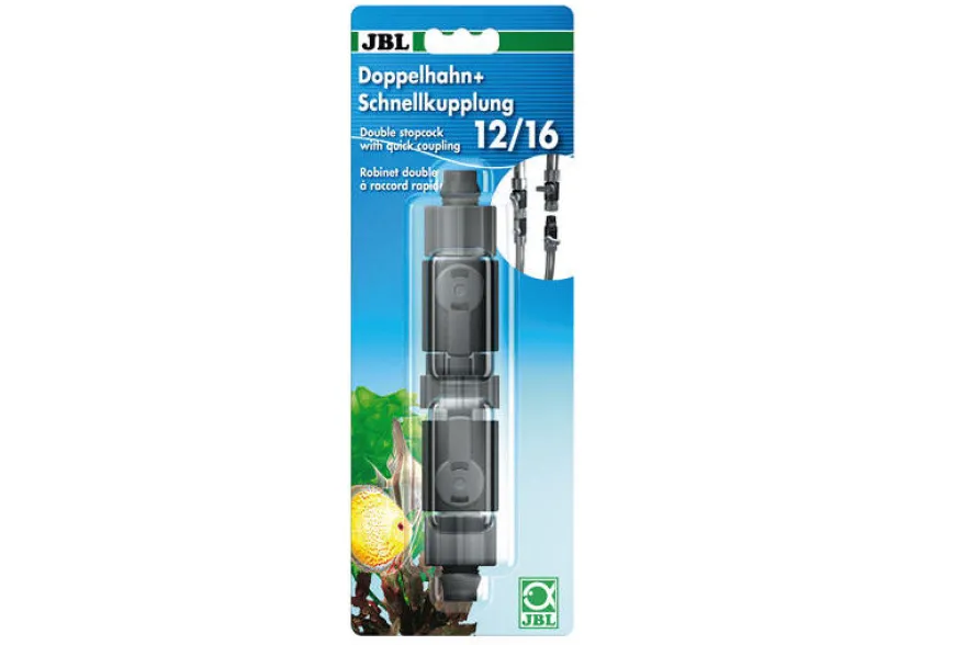 JBL Doppelhahn mit Schnellkupplung 12/16 mm