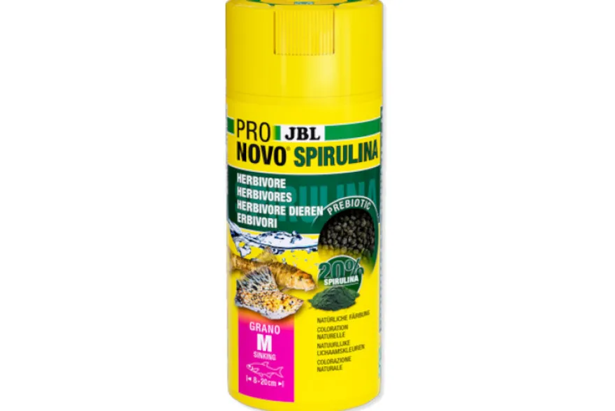 JBL ProNovo SPIRULINA Grano M, 250 ml CLICK