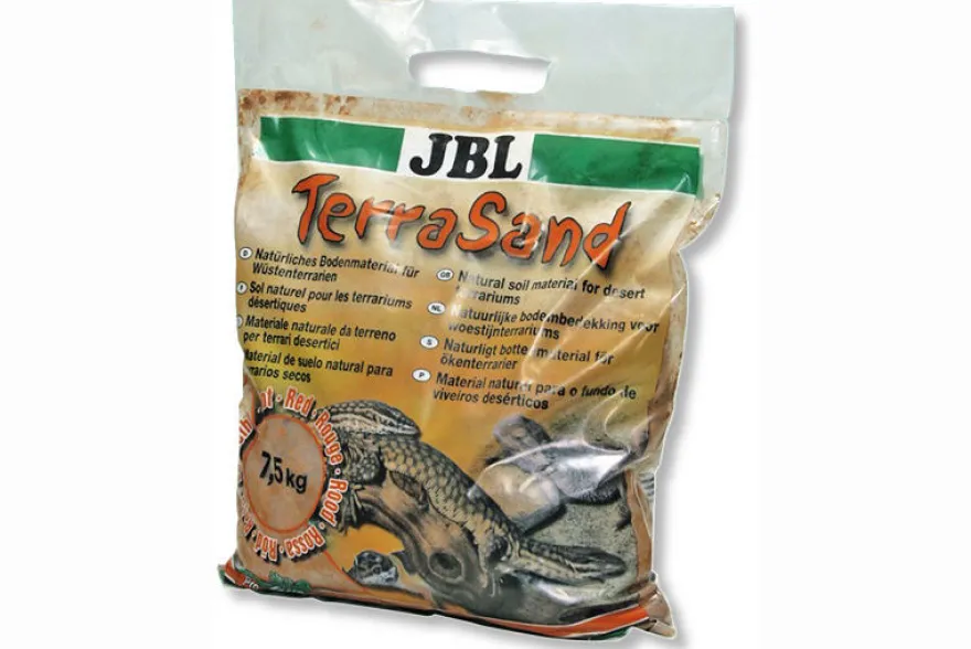 JBL Terra Sand natur-rot, 0,1-0,2 mm, 7,5 kg