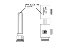 JBL UV-C II 11W Gehäuse + Quarzglas