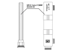 JBL UV-C II 36W Gehäuse + Quarzglas