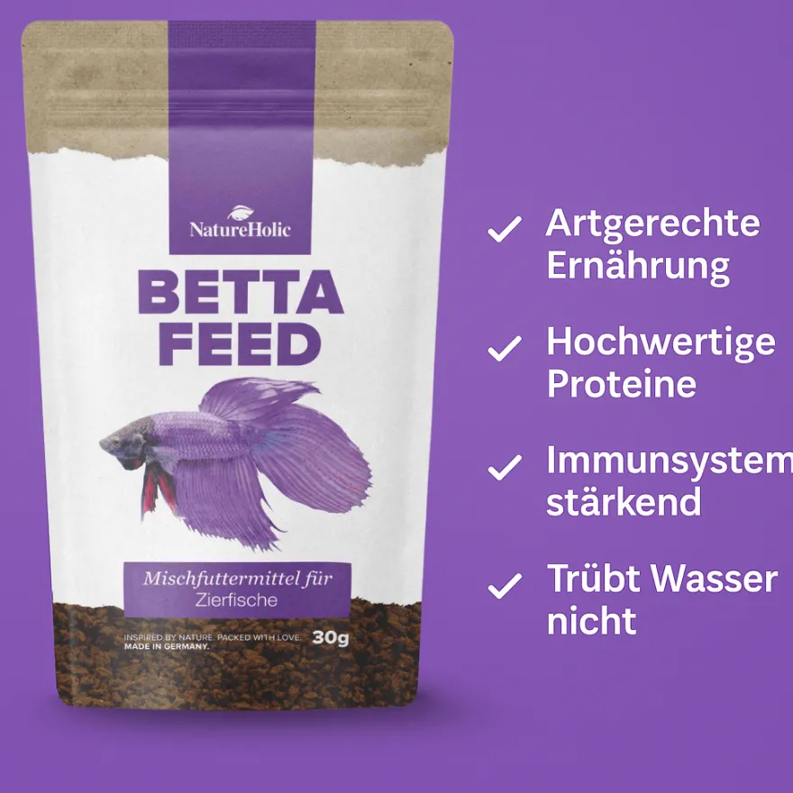 Kampffisch Futter Set, Gesunde Ernährung für alle Bettas