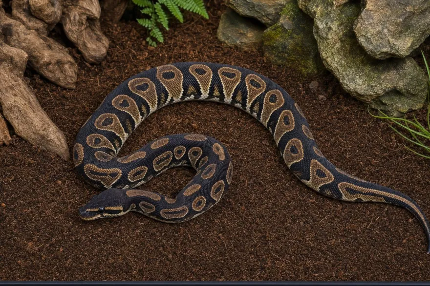 Königspython „Black Head“, Python regius