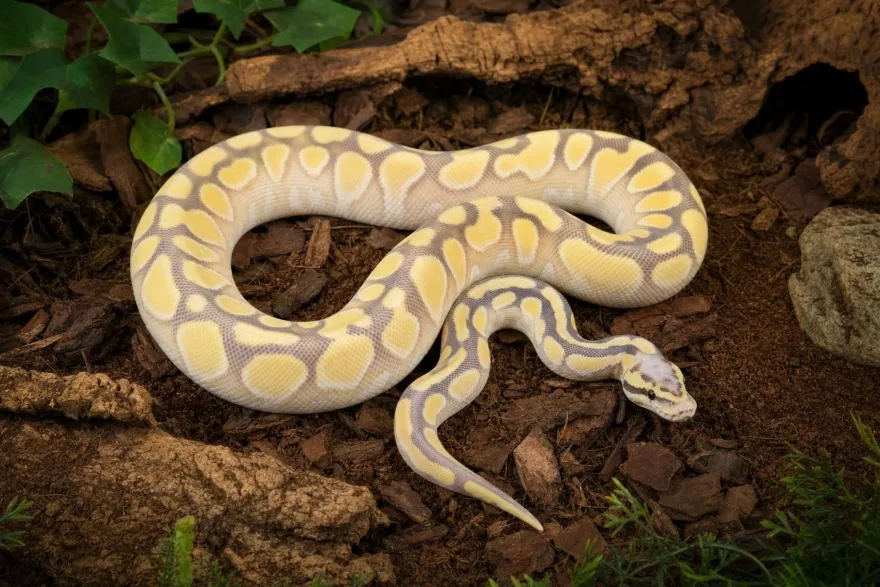 Königspython „Enchi Pastel Desert Ghost“, Python regius