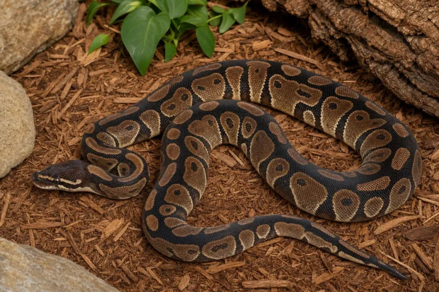 Königspython „GHI Chocolate“, Python regius