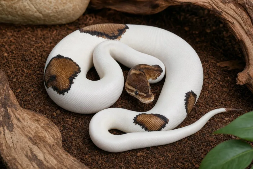 Königspython „Mojave Enchi Pastel Pied“, Python regius