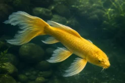 Koi Butterfly Limone, Cyprinus carpio, 12-14 cm