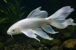 Koi Butterfly Platinum, Cyprinus carpio, 5-6 cm