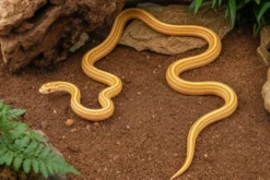 Kornnatter „Butter Motley Striped“, Pantherophis guttatus