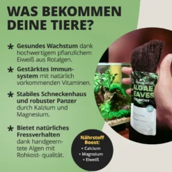 NatureHolic AlgaeLeaves, Algenfutterblätter, 50 Stück