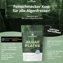 NatureHolic AlgaePlates Algenfutterblätter, 5 Stück