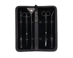 NatureHolic Aquascaping Set black, Tool Set für Aquarien, 5 teilig