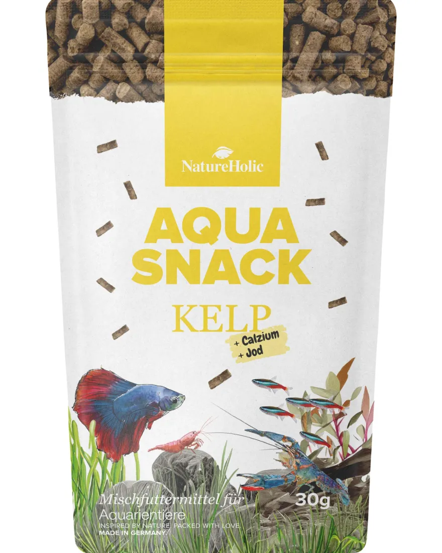 NatureHolic AquaSnack Kelp, AlgenfutterSticks, 30 g